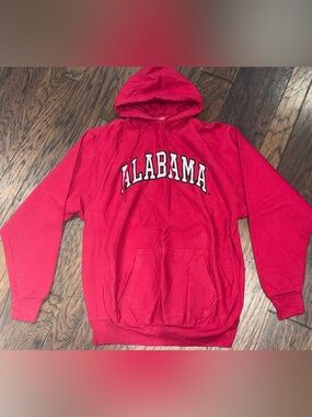 Vintage Steve & Barry's Red Alabama Hoodie size Large